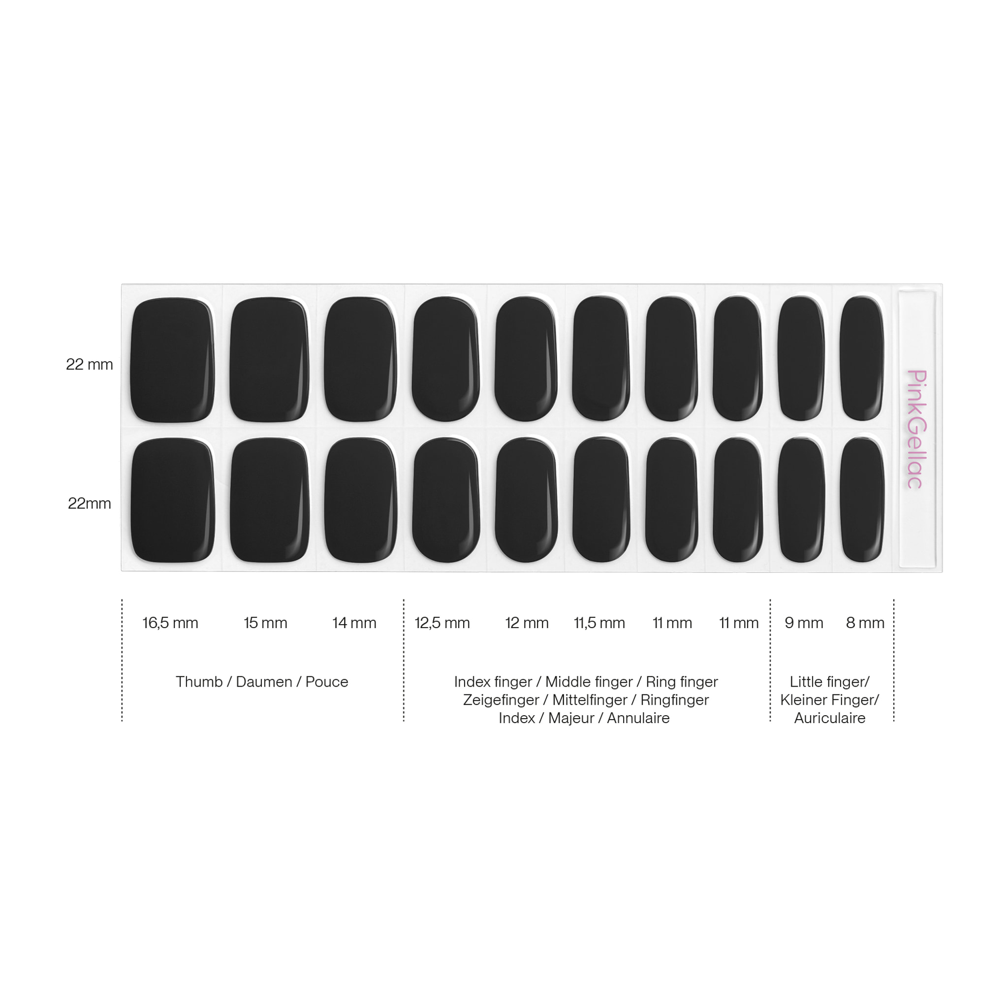 Stickers gel - 0024 Jet Black