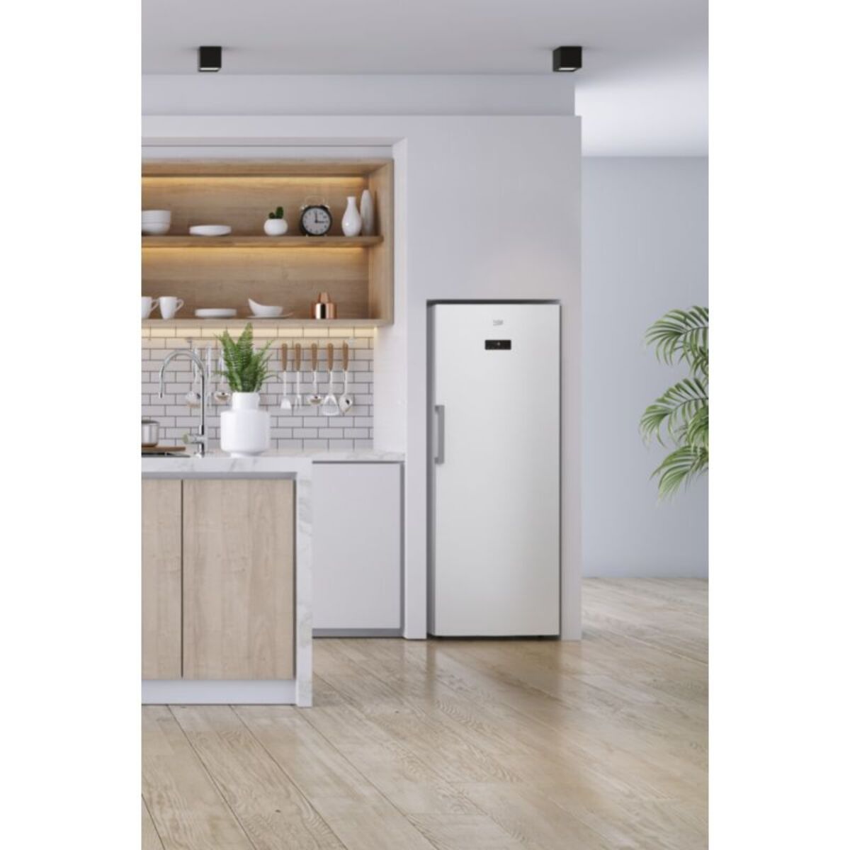 Congélateur armoire BEKO RFNE448E35W No Frost