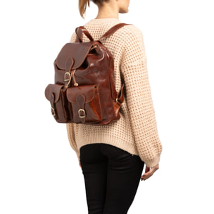 Borsa a spalla  da donna In Vera pelle Made in Italy 37x30x13 cm