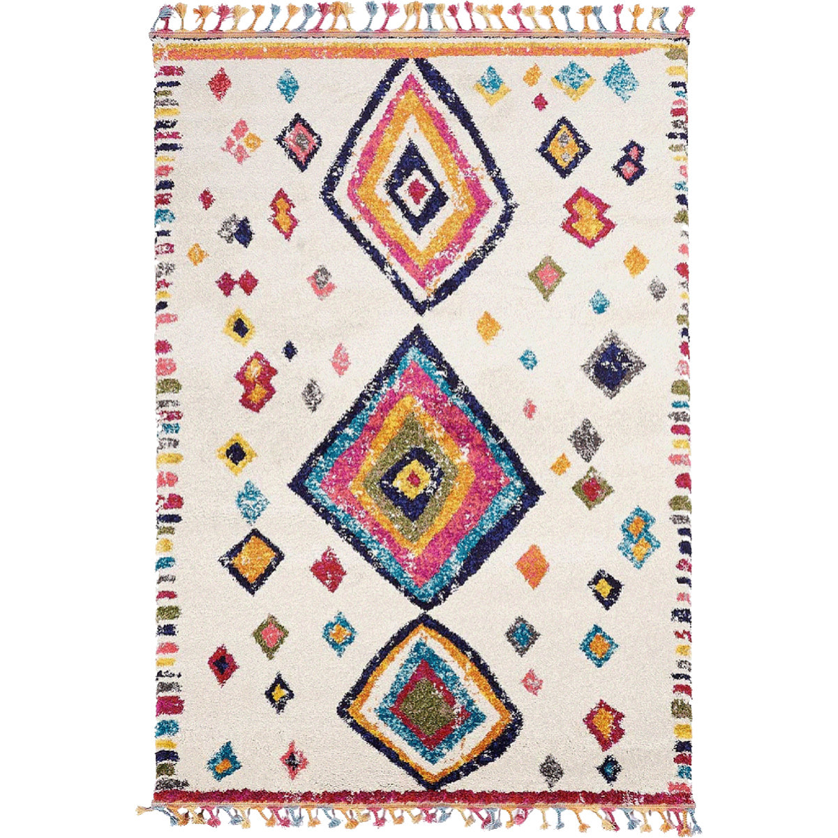 Tapis berbère tissé motif ethnic HIHU