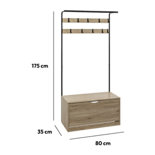 Vestiaire penderie range-chaussures Jano