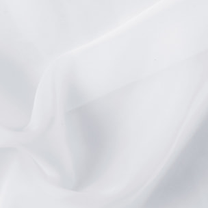 Tissu voile doux et plombé - Blanc