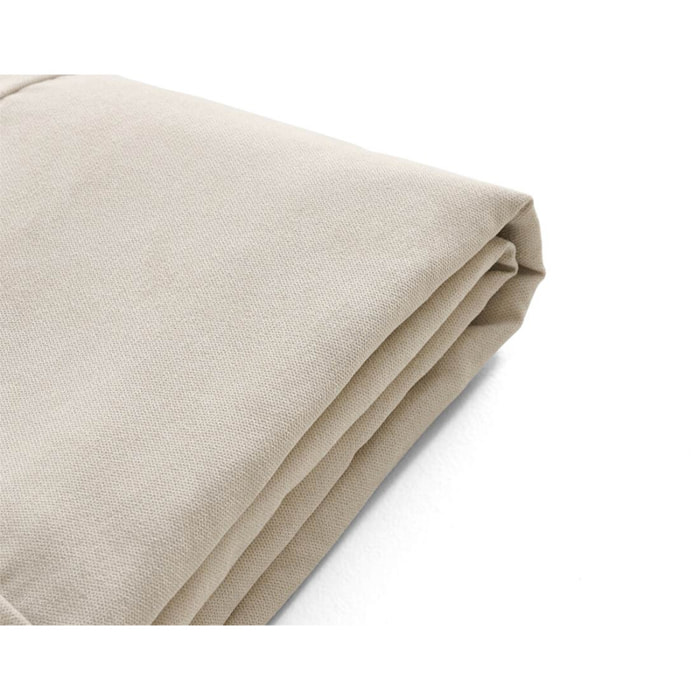Housse en tissu pour canapé déhoussable Jake d'angle gauche 5 places - Beige
