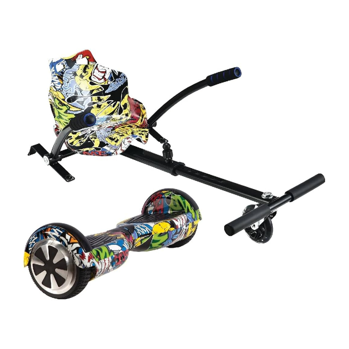 Hoverboard UrbanGlide 65 Lite + KART – 15km/h - Moteur 500W - Autonomie Jusqu'a 20 km - Pneu 6.5" Plein - Batterie 25.9V/4Ah - Poids 10Kg