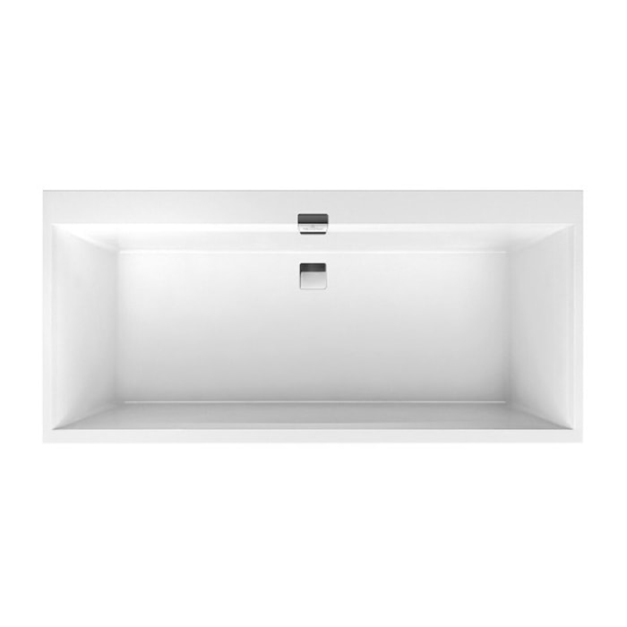 Baignoire droite VILLEROY ET BOCH Squaro Edge 12 quaryl