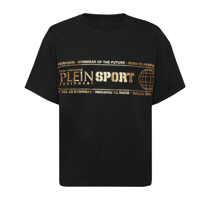PLEIN SPORT Camiseta Cuello Redondo Ss LOGO