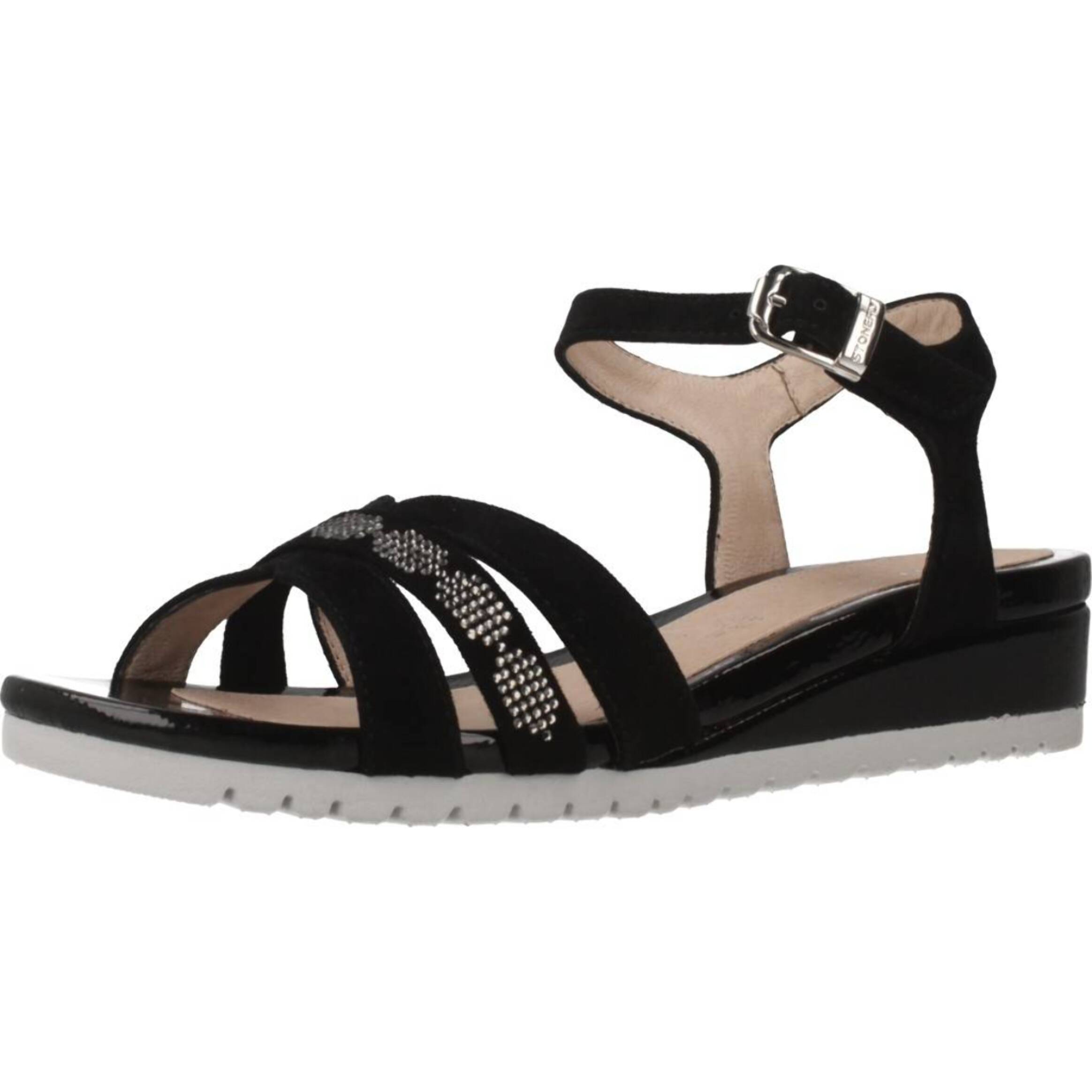 Sandalias Mujer de la marca STONEFLY  modelo CHER 3 GOAT SUEDE Black