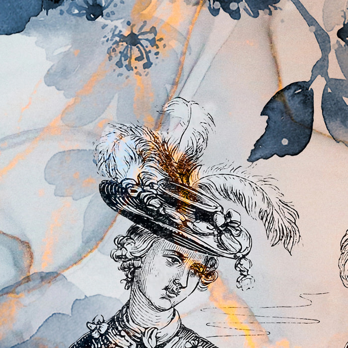 Papier peint panoramique Marie-Antoinette