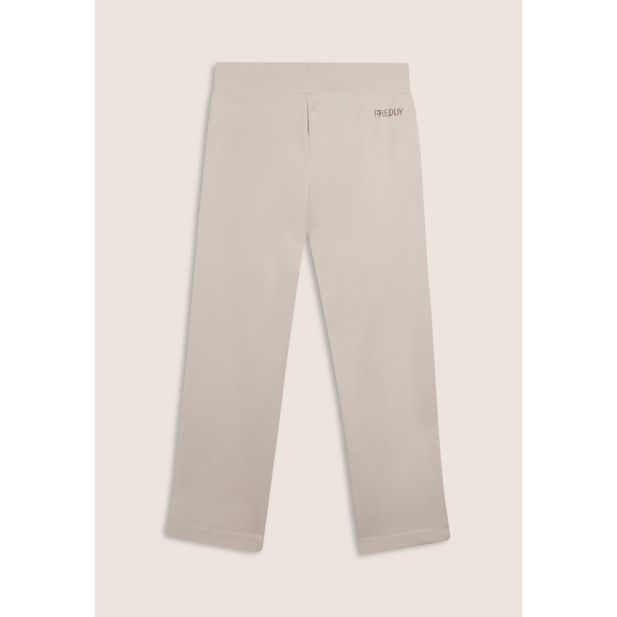 Pantaloni sportivi con gamba dritta e dettagli luminosi