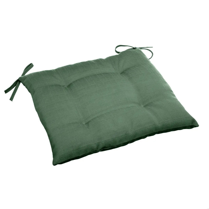 Galette de chaise 4 points Korai Vert olive