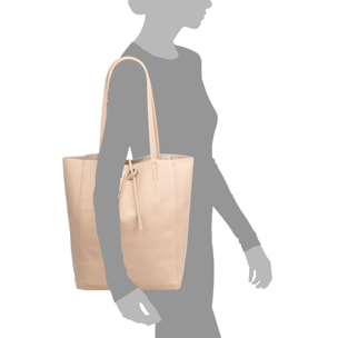 Pordenone Borsa Shopper Donna.Pelle autentica Dollaro