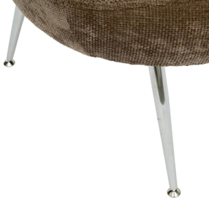Fauteuil Tildae en Tissu Moccha L69xl63xH71 cm