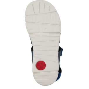 Sandali - CAMPER Oruga - Blu - Pelle/Tessuto