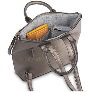 Bolso Mochila Mujer Lois Dewey Plata Oscuro