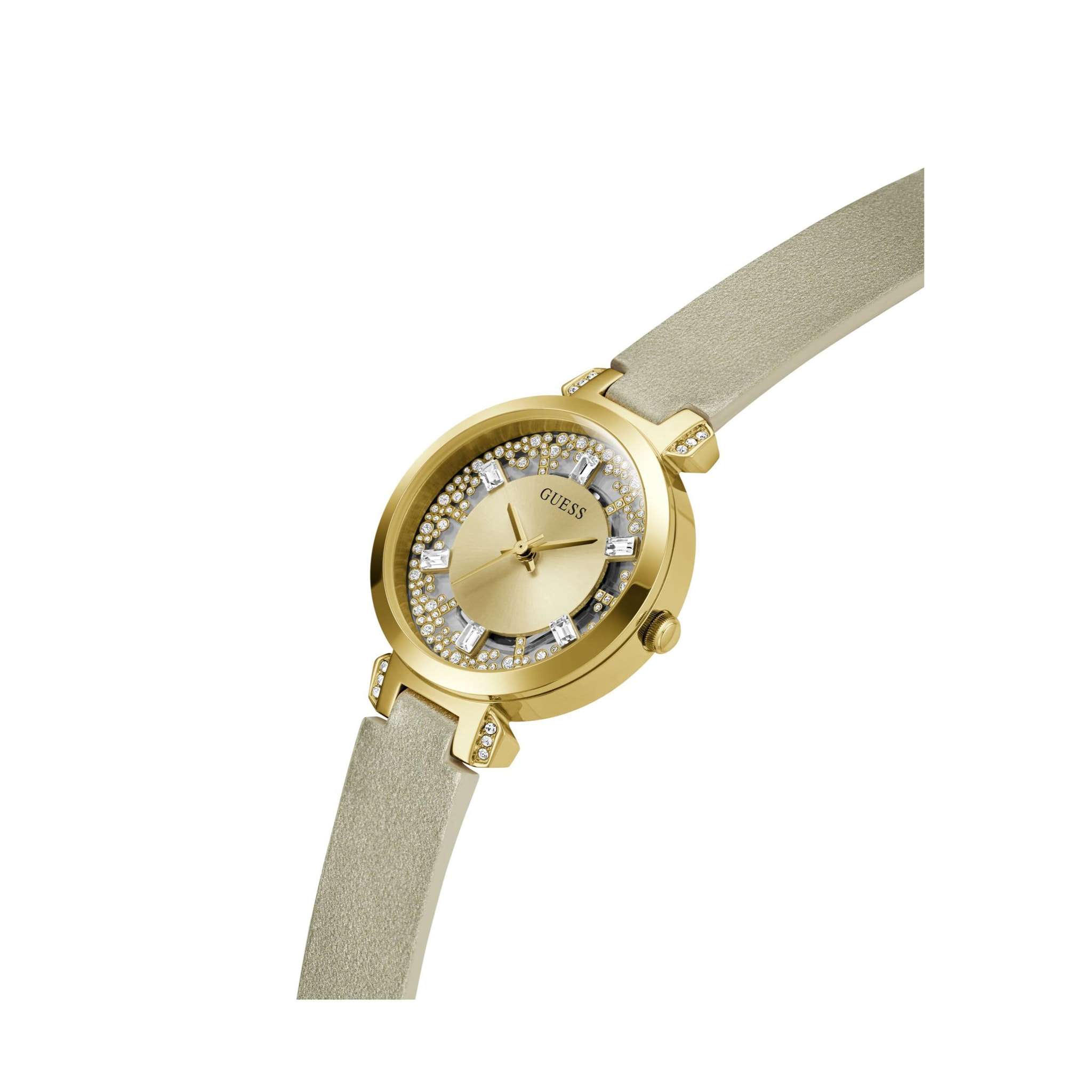 Guess Reloj Analógico De Cuarzo Gd Crystal Clear