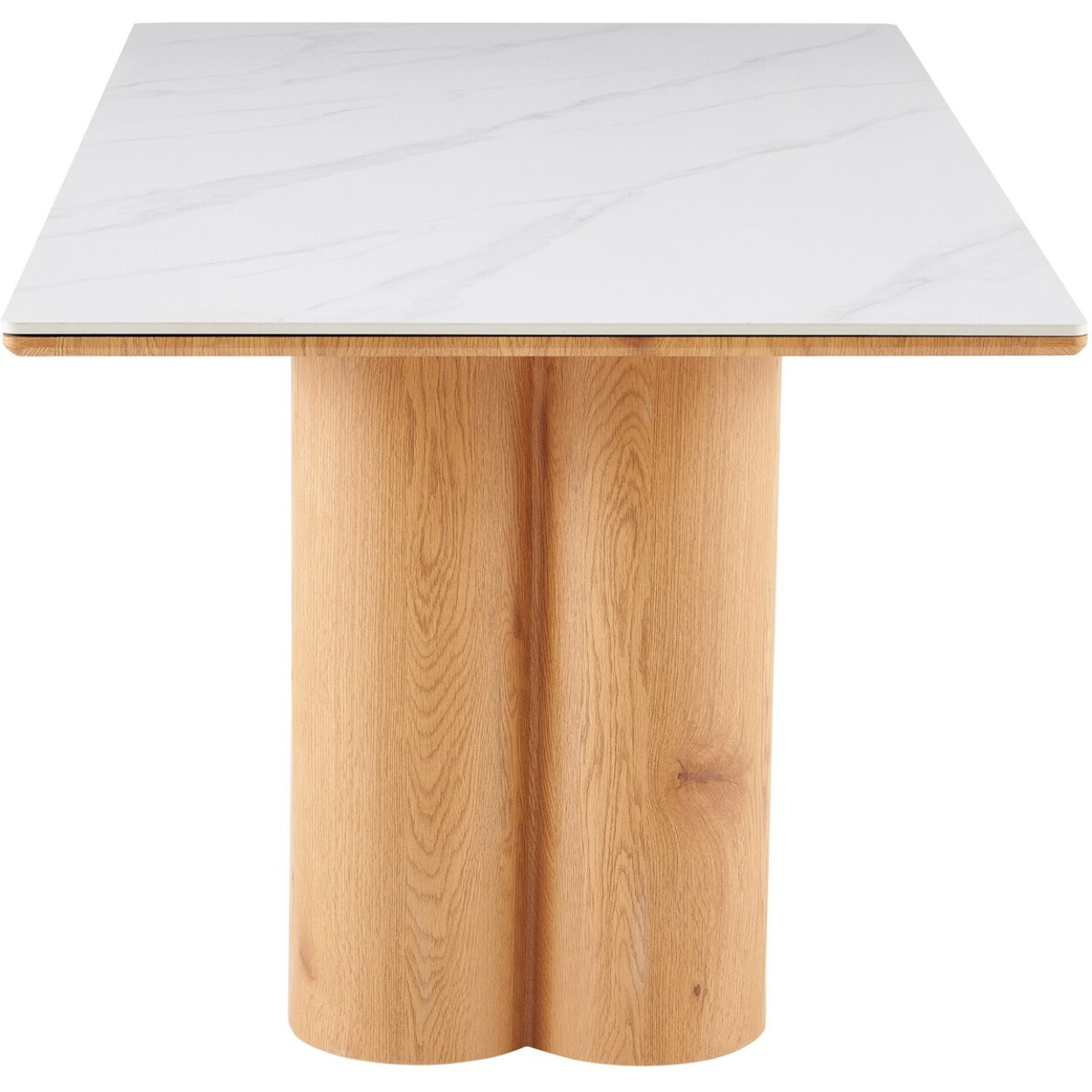 Table à manger 8 couverts en céramique effet Marbre - KAOLIN