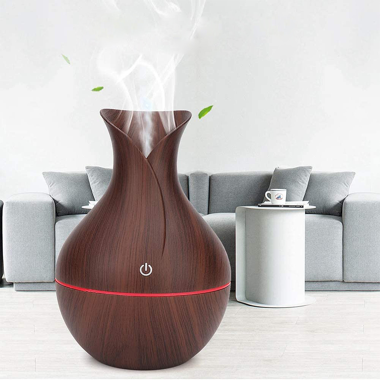 Humidificador de 130ml con luces Led RGB.