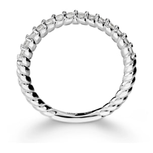 Anello Veretta in Argento 925 con Cubic Zirconia