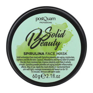 Mascarilla facial sólida de espirulina - 60 g