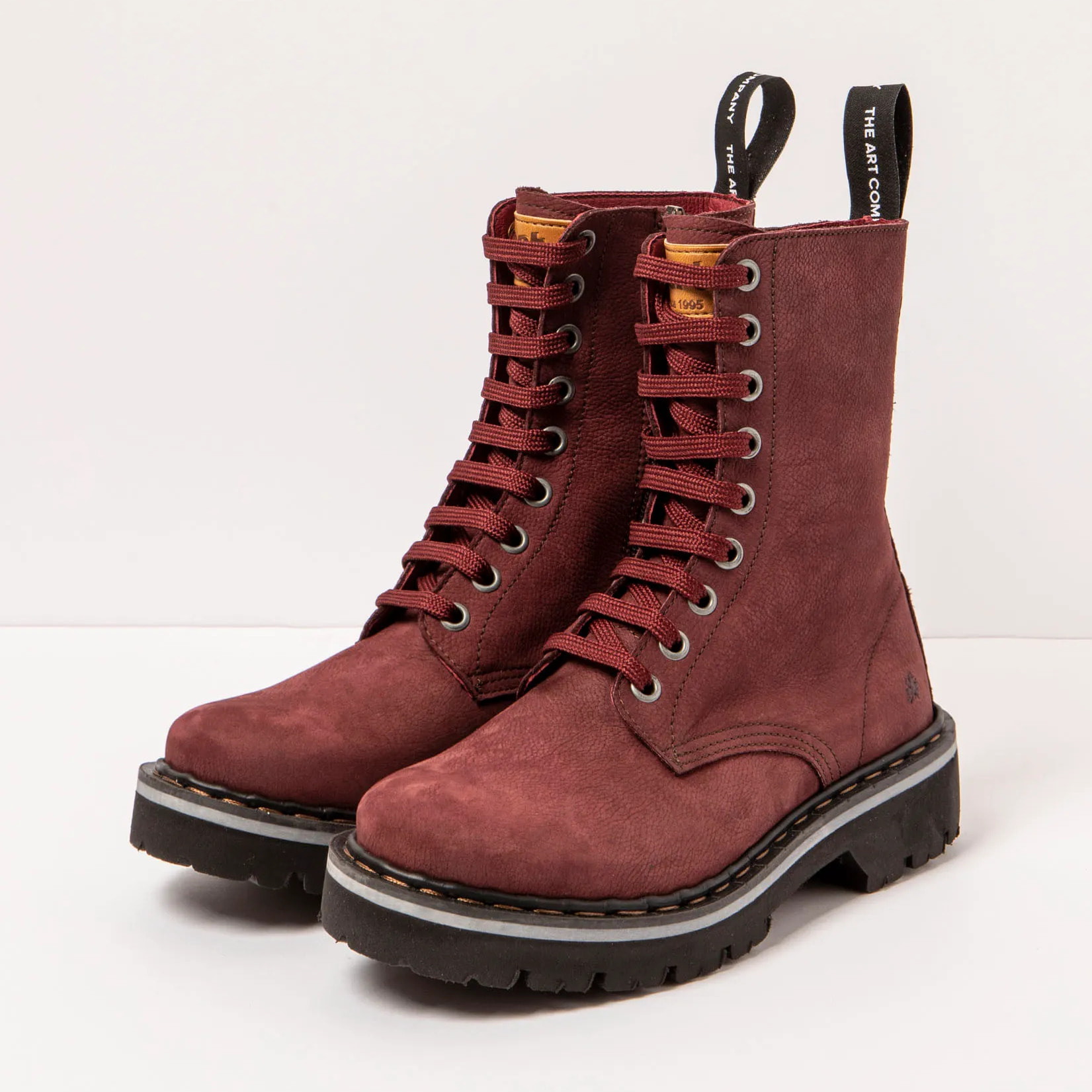 Botas 1167 NOBUCK BURDEOS / MARINA color Burdeos