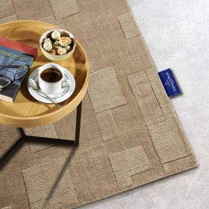 Tapis salon, motif géométrique authentique, piena, tissé main