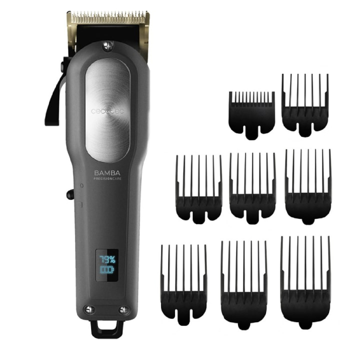 Cecotec CortapelosBamba PrecisionCare Pro Clipper Titanium Go. Batería de litio