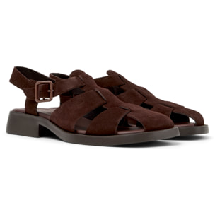 Sandalias - CAMPER Dana - Marron - Cuero de gamuza
