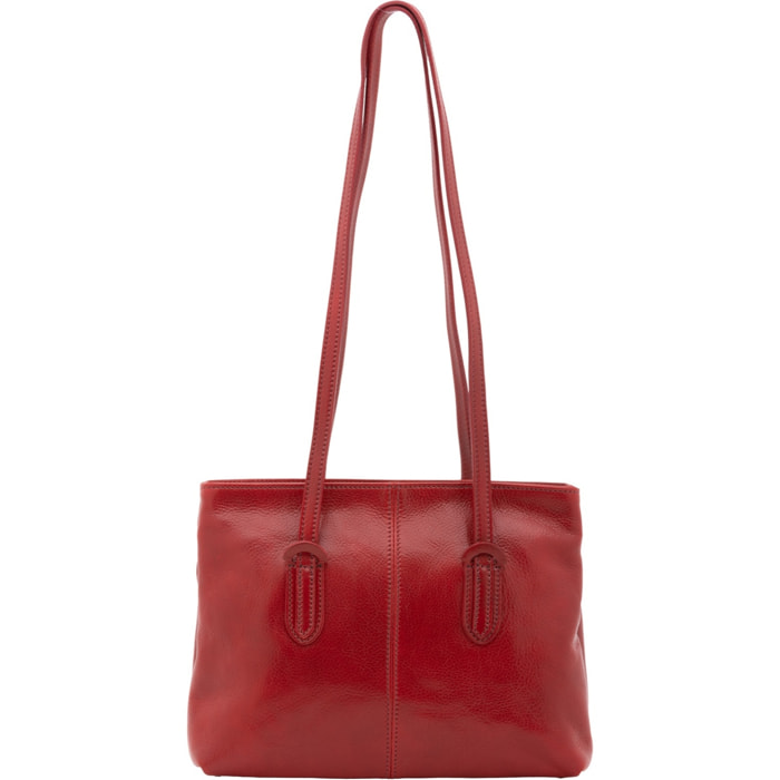 Borsa a spalla da donna - Modello False - Vera pelle - 23.0 x 30.0 x 12.0 cm