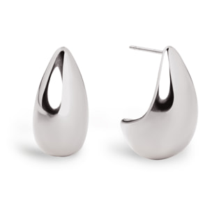 Orecchino Drop in Acciaio