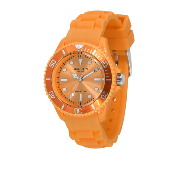 Reloj Madison L4167-22 Unisex Analogico Cuarzo con Correa de Caucho