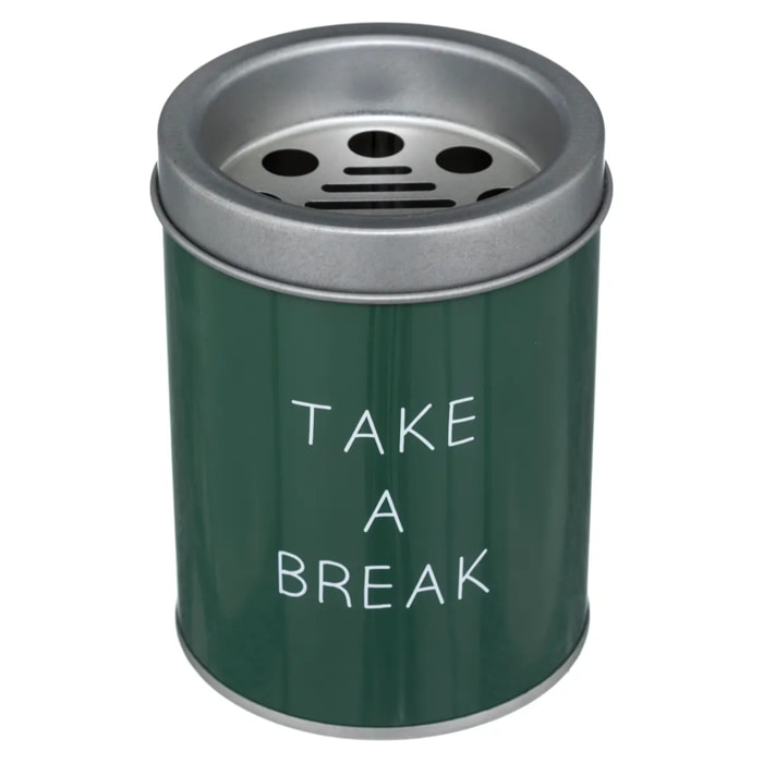 Cendrier "Messages" métal D7,5cm