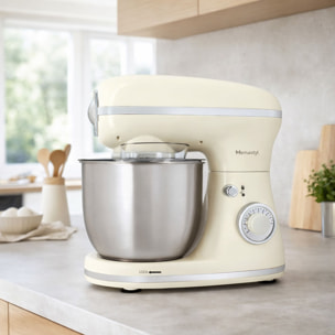 Robot pâtissier 5L crème RETRO