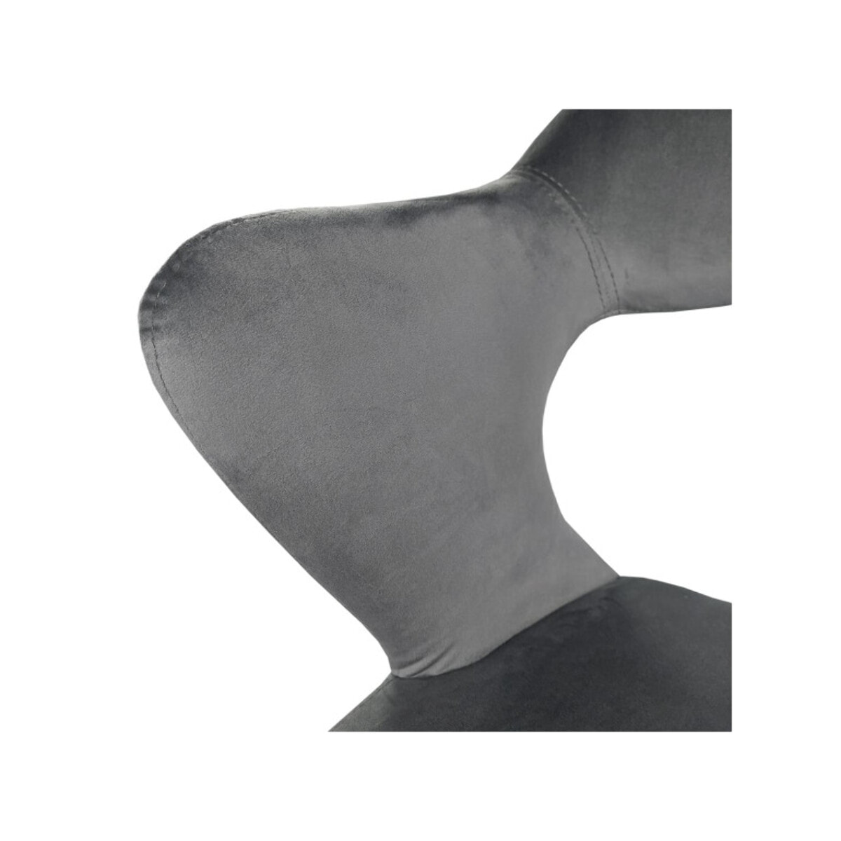 Chaise en velours avec accoudoirs - VALENTINA