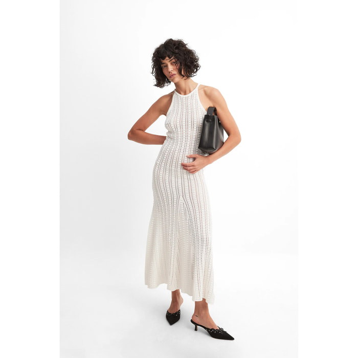 Abito midi in maglia all’uncinetto Vestiti in maglia Nakd
