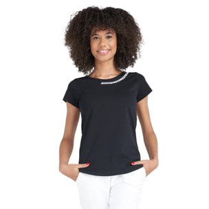 T-shirt a maniche corte da donna Luxury