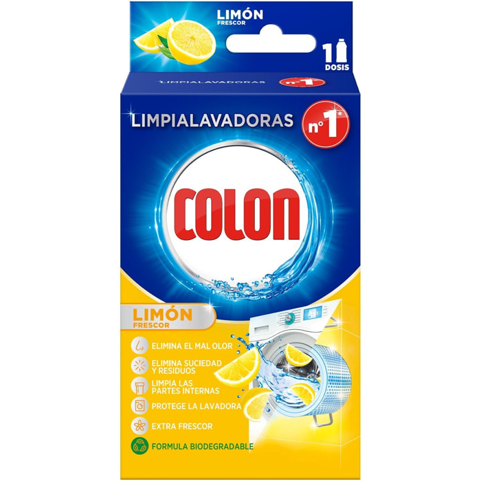 Colon Limpialavadoras, aroma Limón - 2 unidades