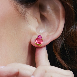 Pendientes Ilkan acabado oro amarillo 18k