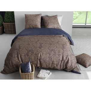 Parure Housse De Couette 3pcs 100% Coton 57 Fils NINON