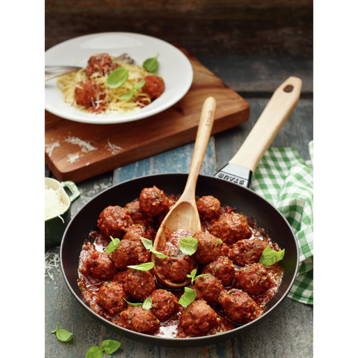 STAUB Poêle en Fonte Staub, Ø 24 cm, Noir Mat