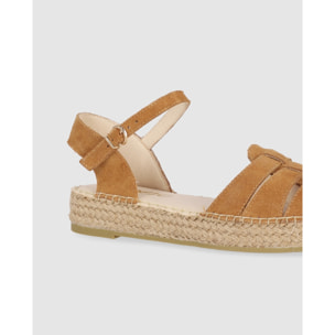 Sandalias de Serraje - Cuero - Tacón: 5 cm