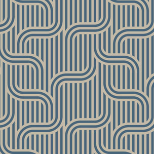 Papier peint, blue roots décorative Intissé