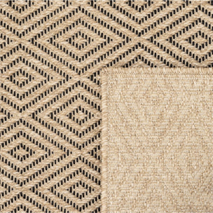Tapis extérieur intérieur NOLAM aspect jute ton sur ton