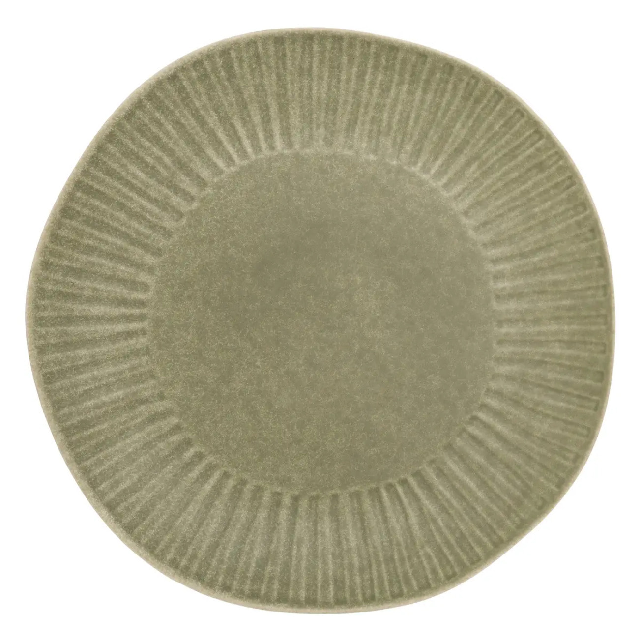 Assiette de présentation Nyero ronde D.32cm vert