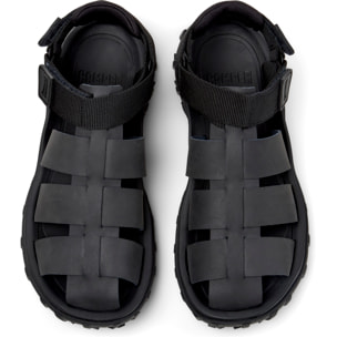 Sandalias - CAMPER Drift Trail - Negro - Cuero de gamuza
