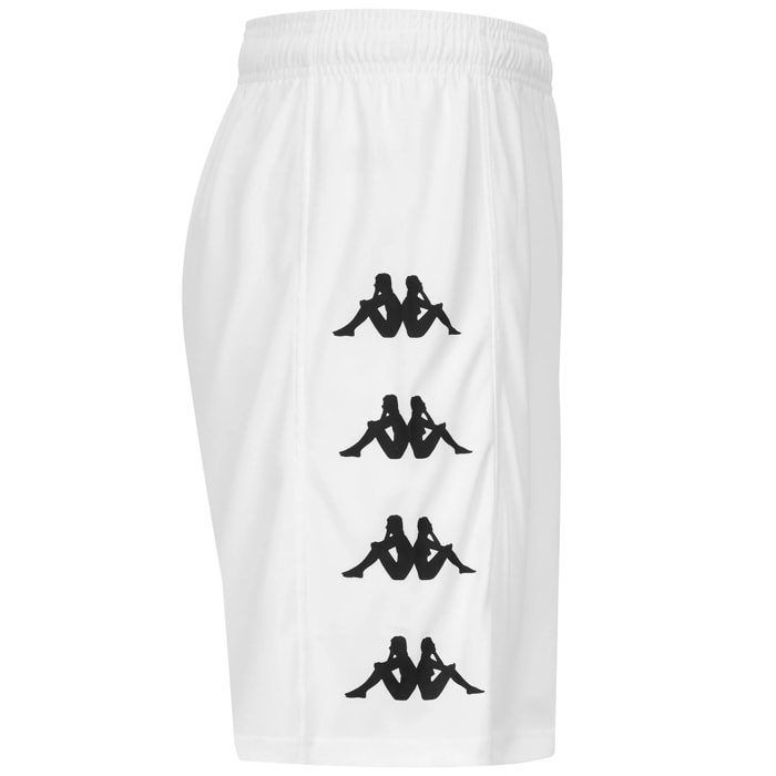 Kappa - Pantaloni Corti Uomo Bianco - Kappa4Football Durchet