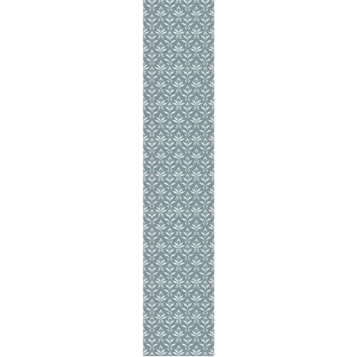 Papier peint intissé pré-encollé - SCANDINAVE BAROQUE FLORAL BLEU GRIS - 1 rouleau