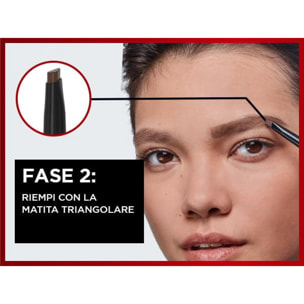 Matita Sopracciglia 7.0 Blonde Infaillible Brows 24h Filling Triangular Temperabile con Pettine