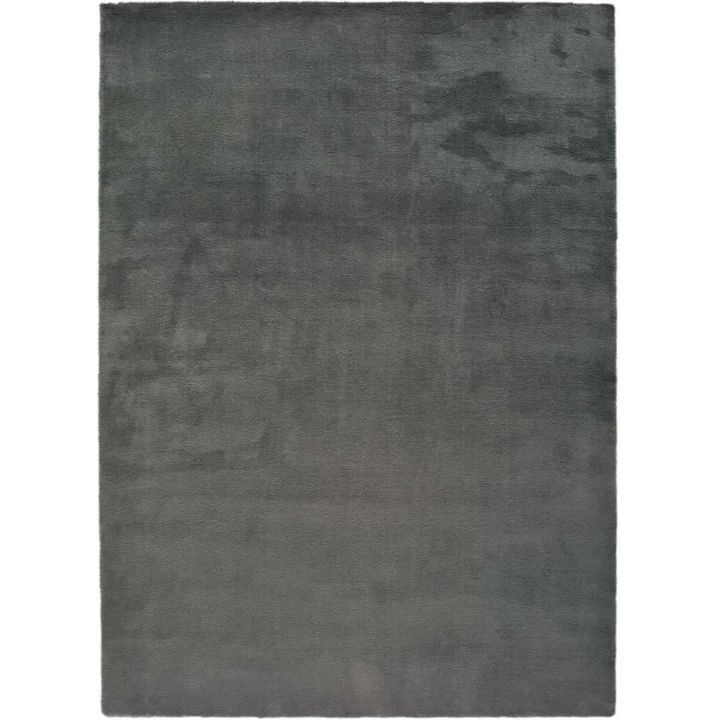 BERNA Alfombra lisa de pelo corto gris, varias medidas disponibles.
