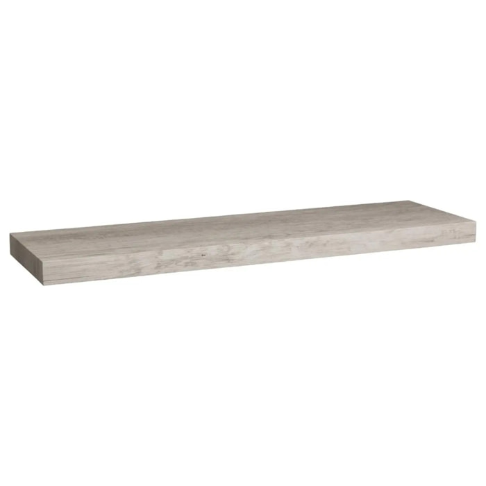 Étagère murale 80cm - Effet chêne gris Fixy