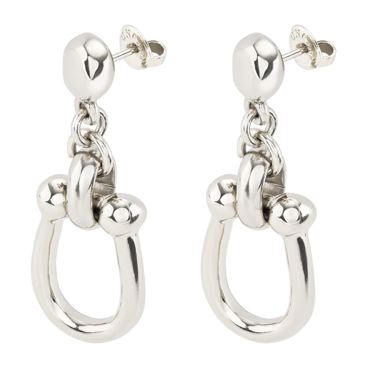 Pendiente Serotonin PLATEADO U